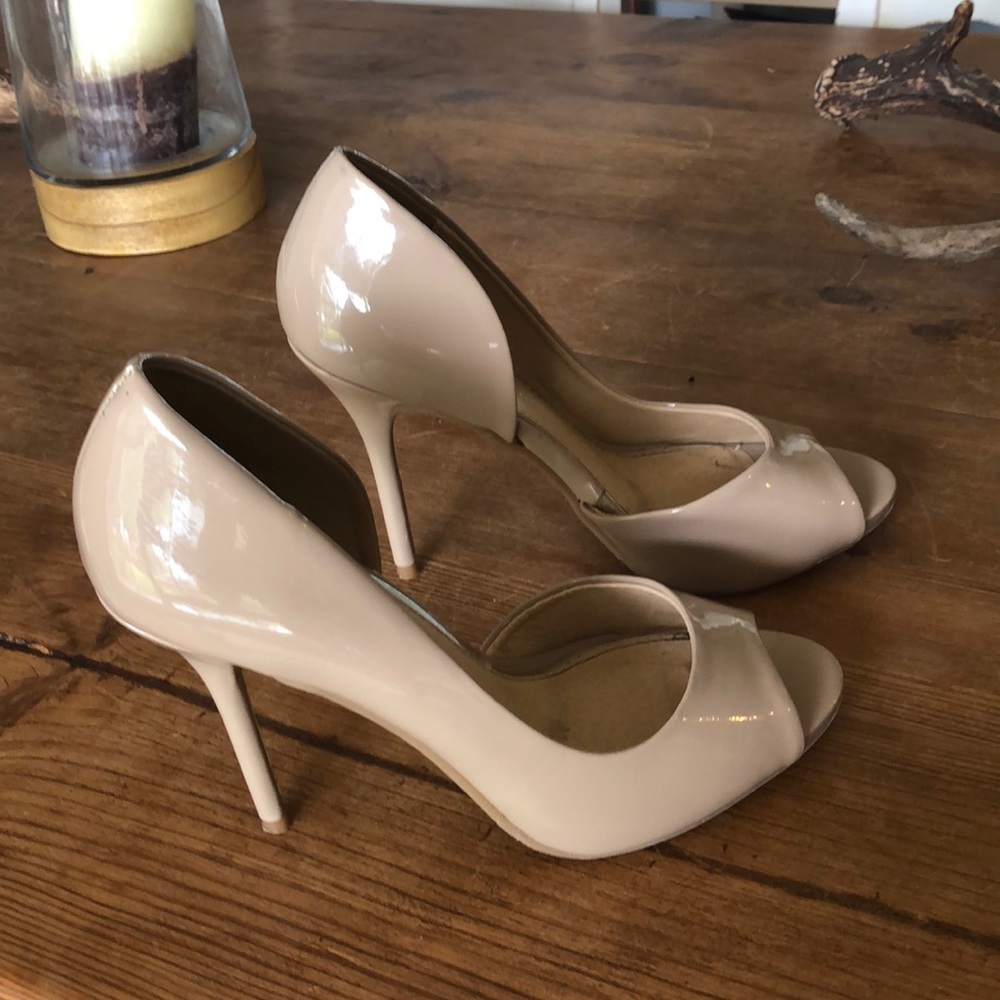 Paton leather nude heels